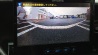 某駐車場にてフロントカメラの映像確認